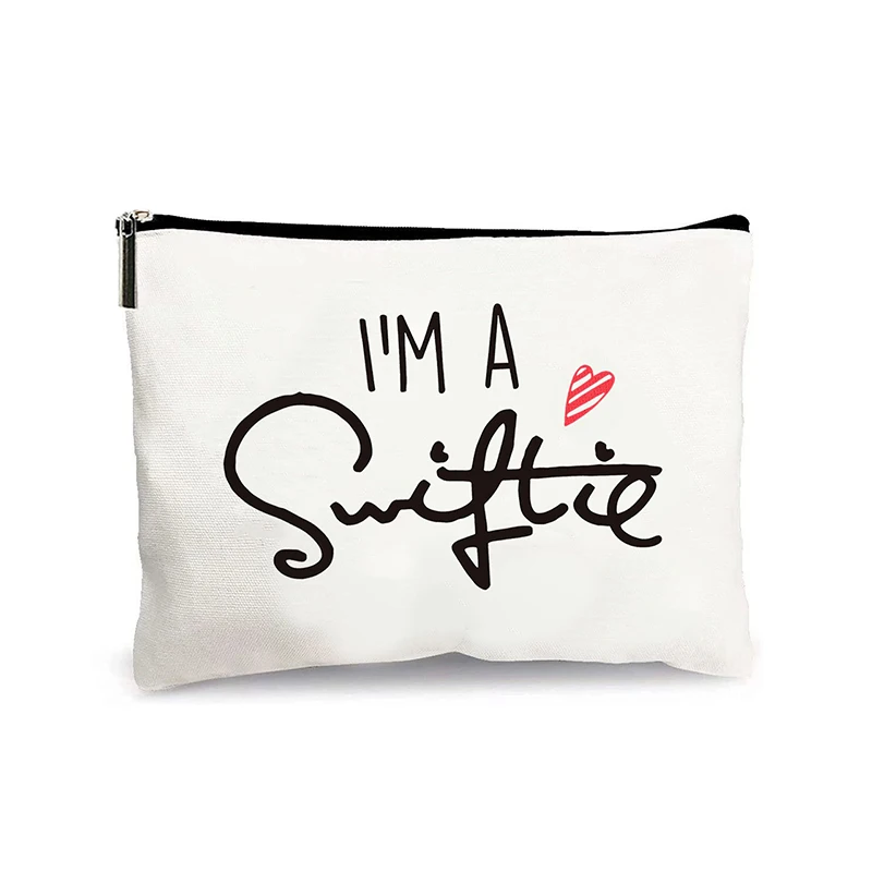 Mini Luxury Canvas Cosmetic Bags Stylish Organization for Women Carrying Beauty Essentials Makeup Storage Travel Case