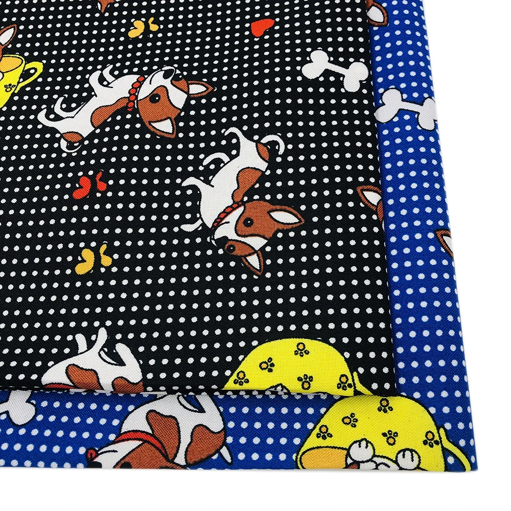 Polyester 200 GSM Plain Woven Minimat Printed Minimatt Formal Black Fabric Mini Matt For Clothes