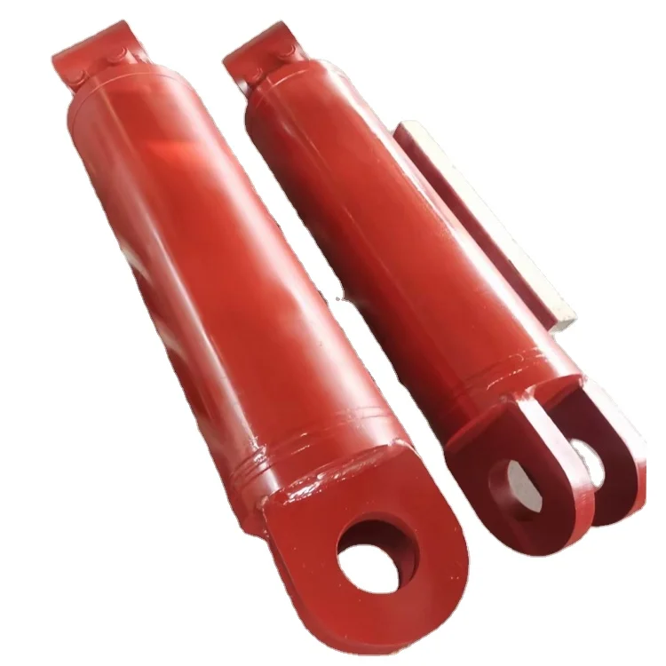Custom tie rod double acting single acting push pull tractor loader hydraulic cylinder