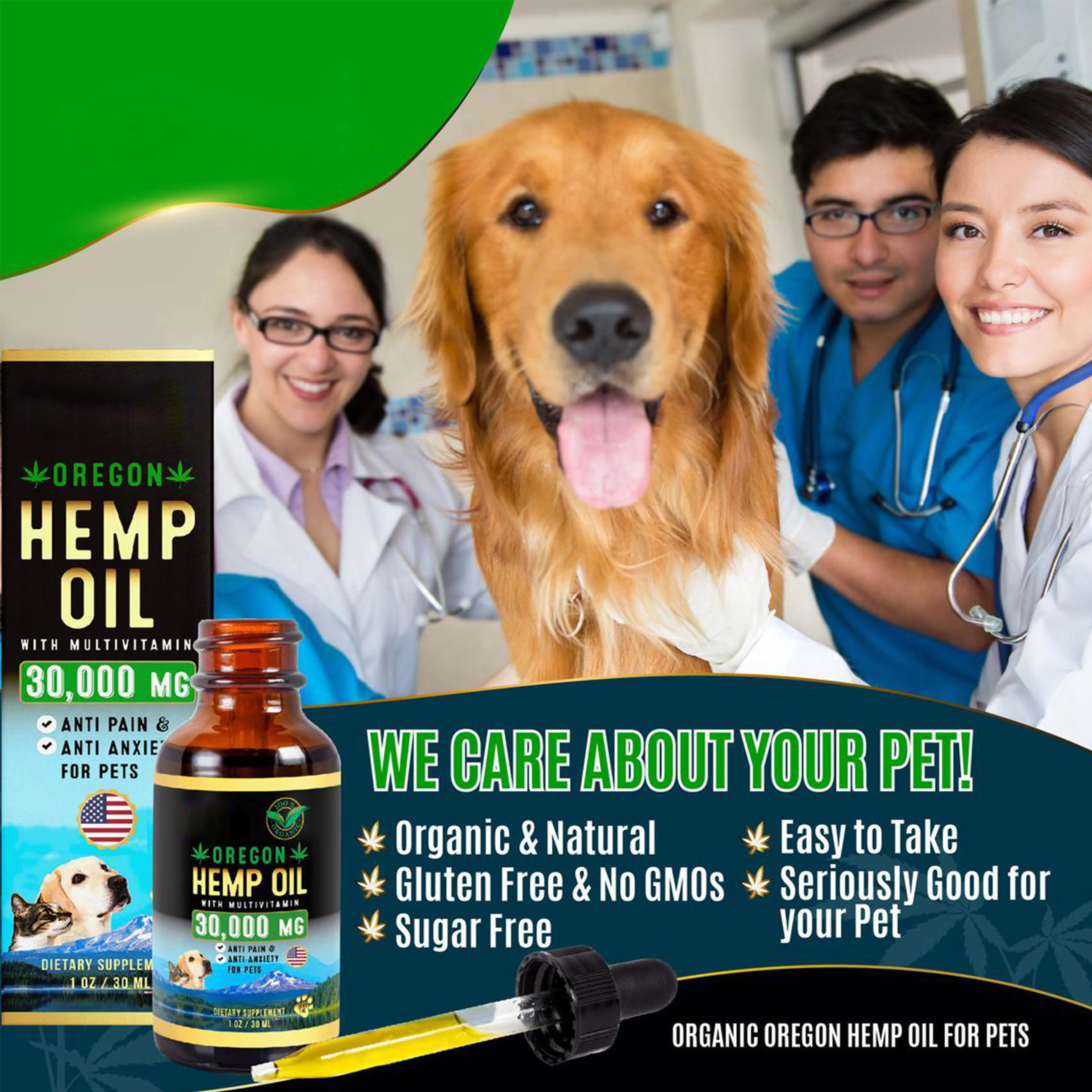 Custom Plant Extracts dog hemp oil for dog treats