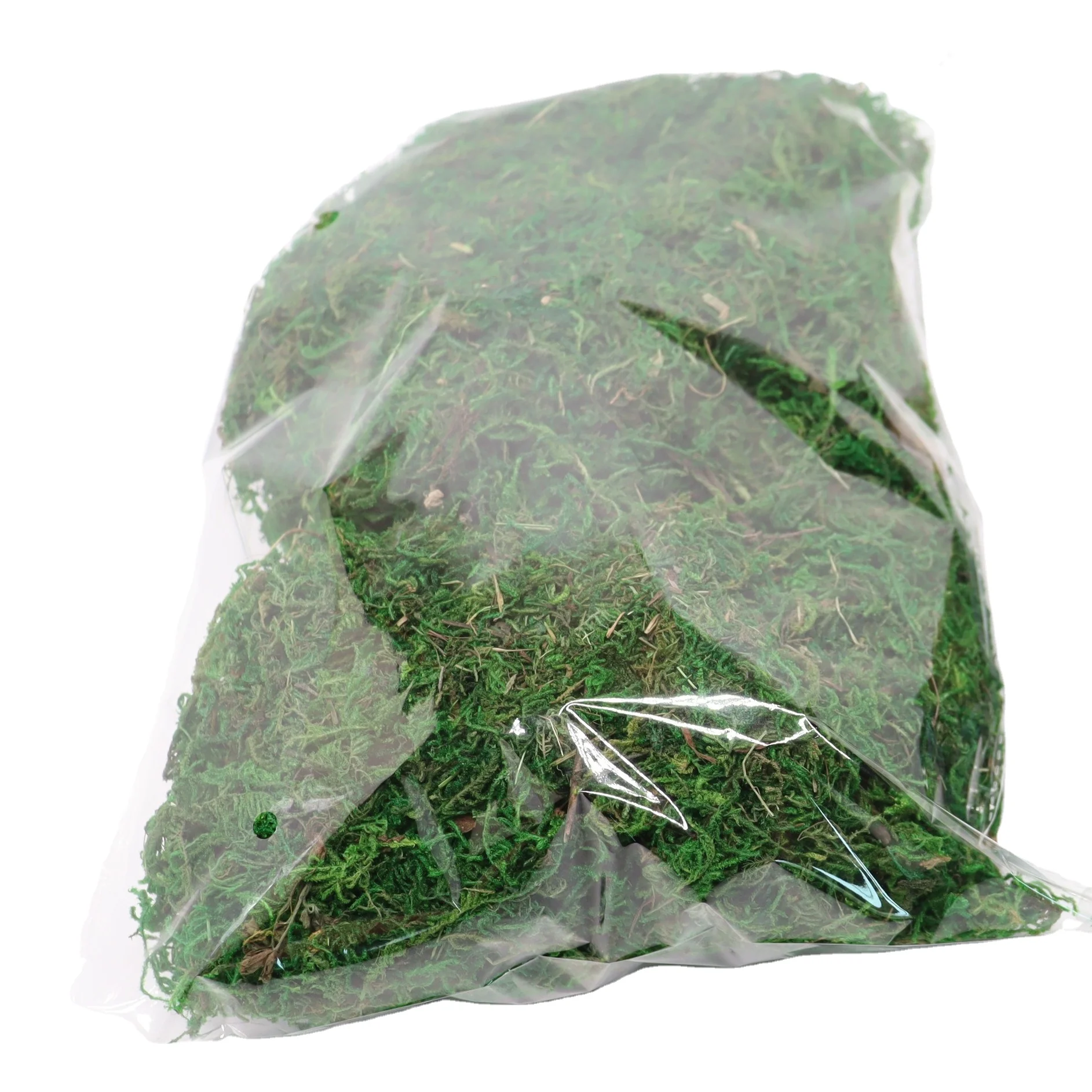 DUSPRO Green Moss for Crafts, Artificial Moss Potted Plants,