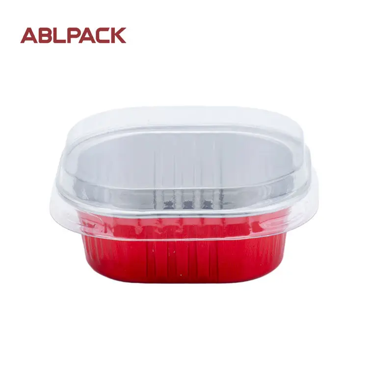 Factory supply Custom 50ml Foil Containers Aluminum Baking Egg Tart Pudding Aluminium Foil Food Containers For Airline