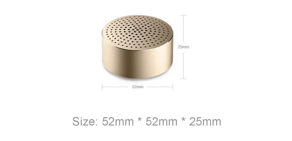 
Xiaomi Mini Speaker with Mic Headset Speaker Portable Speaker Metal Steel Stereo built in Mic xiaoai APP Control 