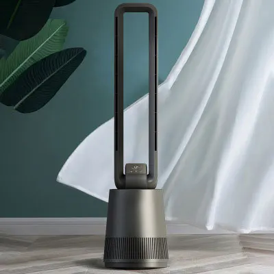 
Hot Sale Energy Saving Silent Floor Fan Household Fan Remote Leafless Fan 