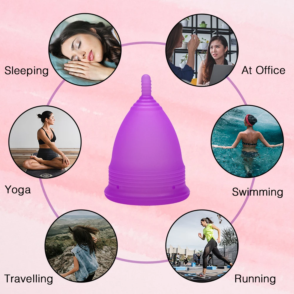 Wholesale Copas Menstruales Women Organic Menstrual Cup Period Cup
