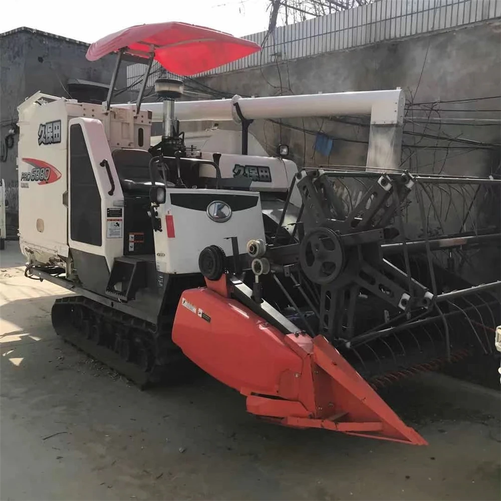 Factory Directly Provide arn 98 harvest kubota dc70g plus in chinese world star combine harvester 102hp upper shaft
