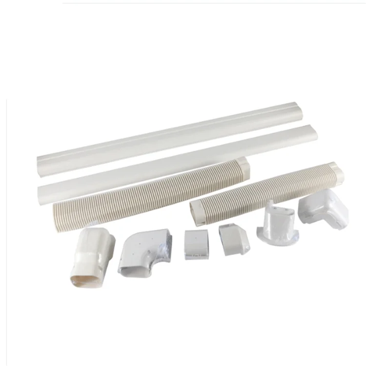 Pvc Duct Cover Kit For Tubing Durable Air Condition Pipe Protective Casing