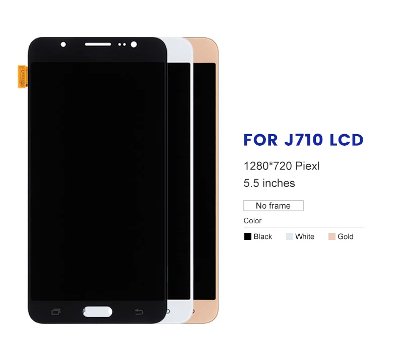 Оригинальный ЖК-экран в сборе для Samsung galaxy J710 J7 J701