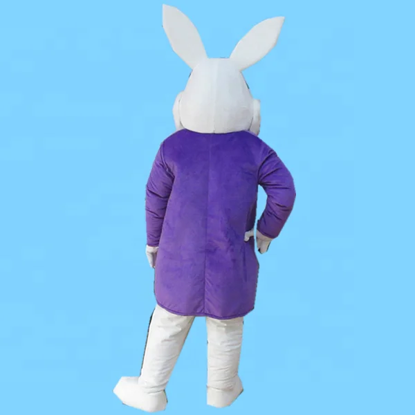 White bunny rabbit performance wear/mascot costume/cosplay