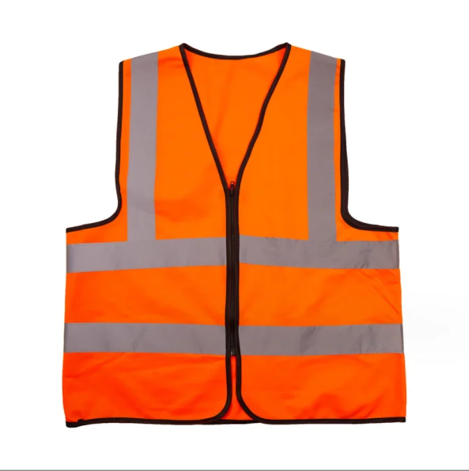 High Visibility Security Safe Work Clothe Motorcycle Reflective Safety Vest Sanitation Workers Clothes For Road Construction