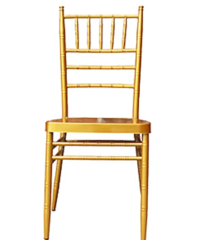 Golden Tifffany Fine Luxury Iron Chiavalry Home Furniture Dining Chair for Party Wedding and Restaurant