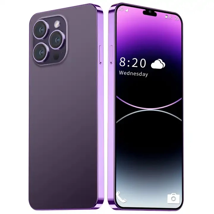 2023New Global i 14 pro max cell phone 7.3 inch Big Screen 5G smartphone 16GB + 512GB dual SIM Android mobile i phone I14 PRO MA