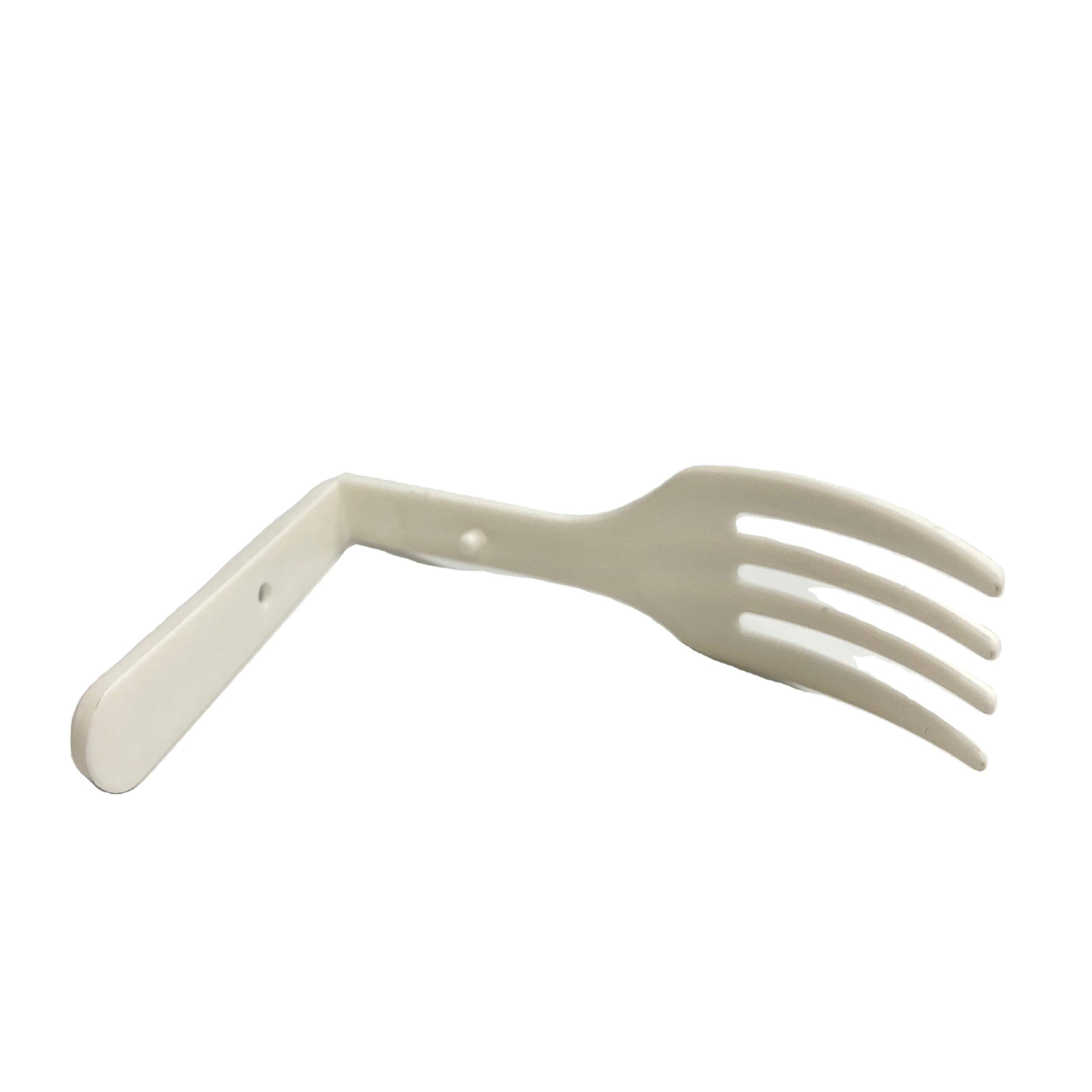 High temperature resistance disposable plastic folding fork with individual pack for instant noodle
