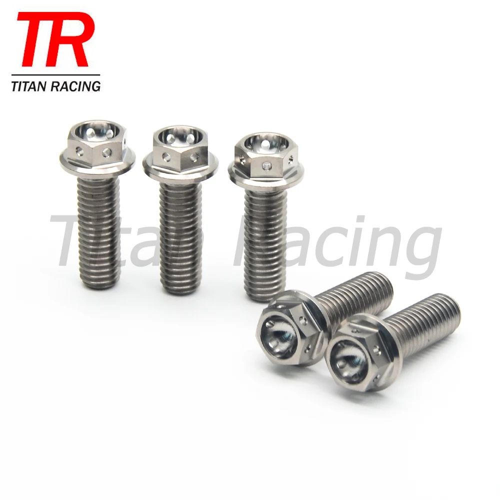 M5/6/8/10 Titanium Caliper Bolts Race Spec Hex Flange Bolt