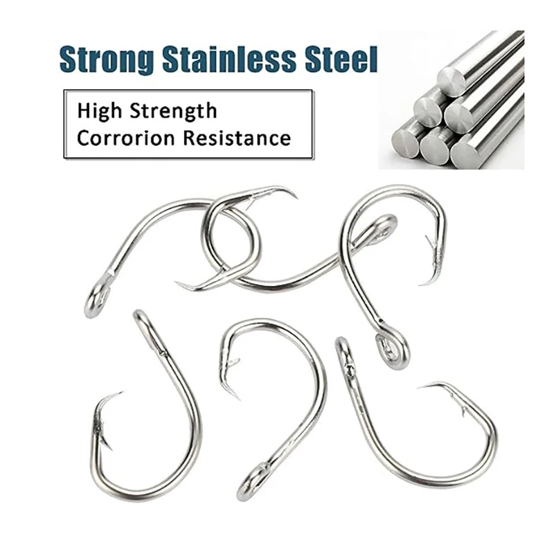Fishing Hook 16/0 in-line Circle Hooks Shark Swordfish Tuna Hook