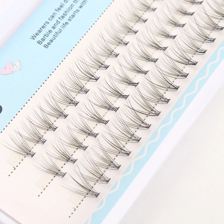 Оптовая торговля флэш-память для девочек короткой ножке в форме готовых поклонников 3-10D 0.1C метка частного назначения России объемные ресницы искусственные макияжа сборные готовые вентиляторы