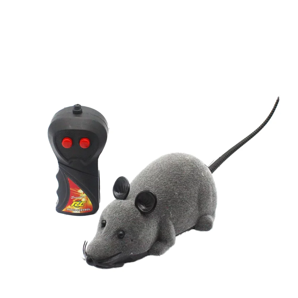 Hot Selling Interactive Plush Mouse Catching Toy for Indoor Cats Electric Remote Control Cat Smart Pet Toy Made Durable Plastic