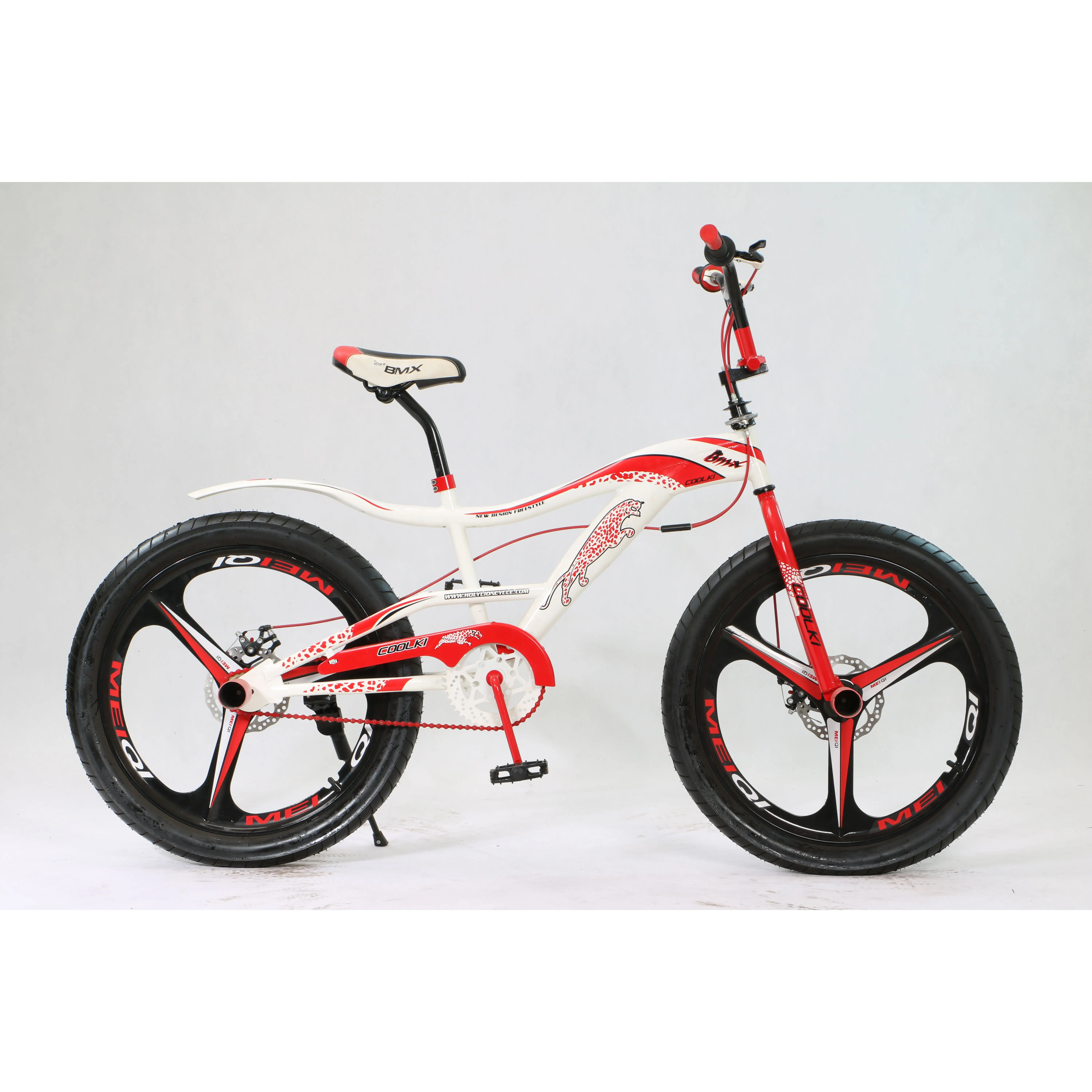 OEM Sports Bike 20 24 26 Inch BMX with Aluminum Fork Cheap Single Speed Freestyle Integrated Wheel Steel Frame Magnesium Alloy