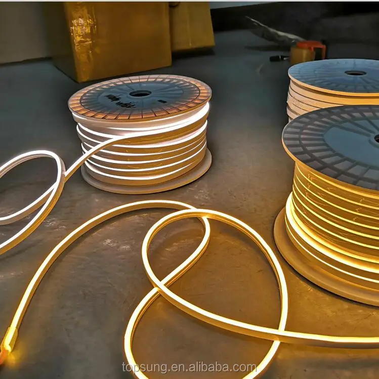 ip67 neon led 180 degree micro 6mm flexible led neon light tube signs lamp 12v 1cm decorative lights for sale