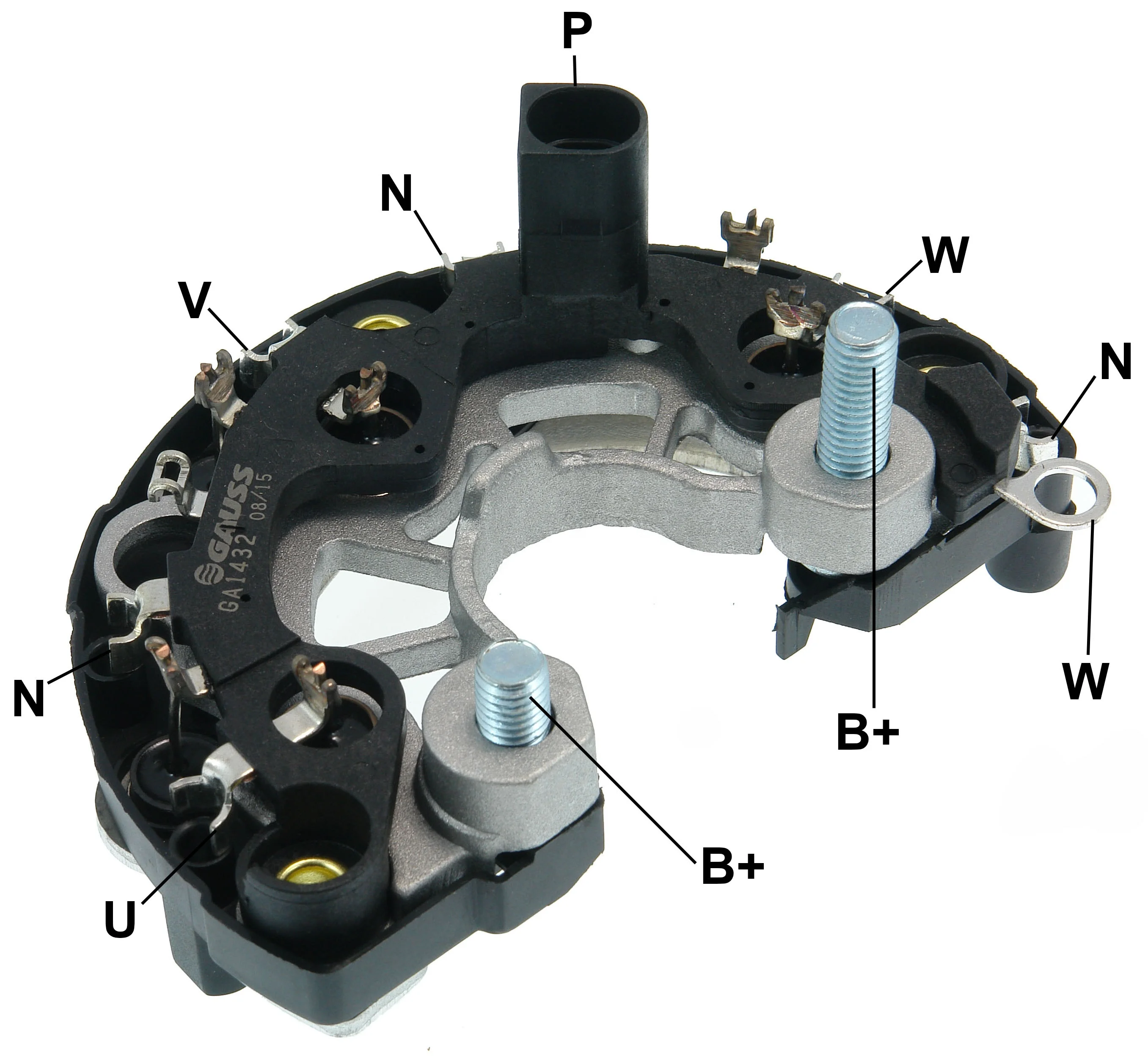 Rectifier For Alternator, Rectificador,GA1432,BO&SCH: F00M123214, F00M123257, F00M123255, TRANSPO: IBR208, IBR209
