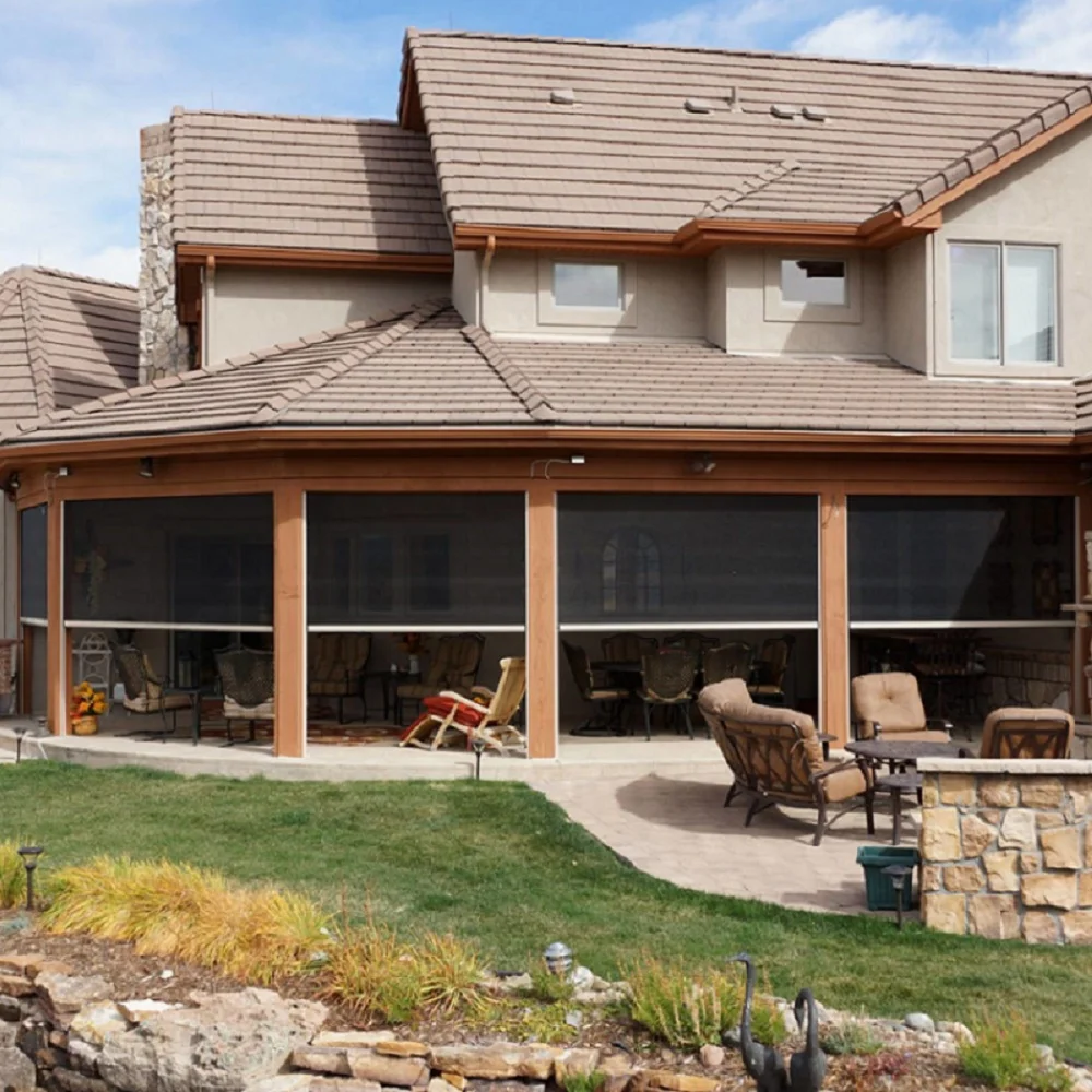 retractable electric roller insect automatic mosquito fly door screen