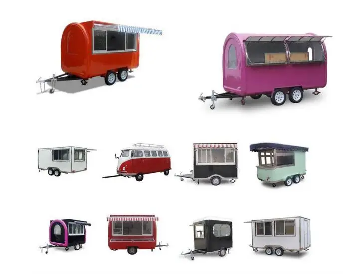 pink mobile electric push street tricycle food warmer trolley kiosk truck cart in usa