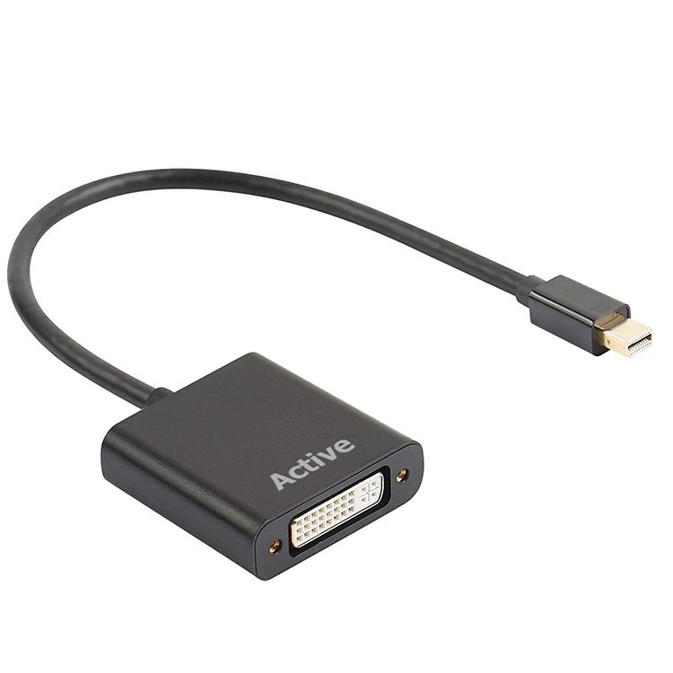 High Cost Performance wholesale Active Adapter Abs Displayport Cable Mdp To Dvi Converter