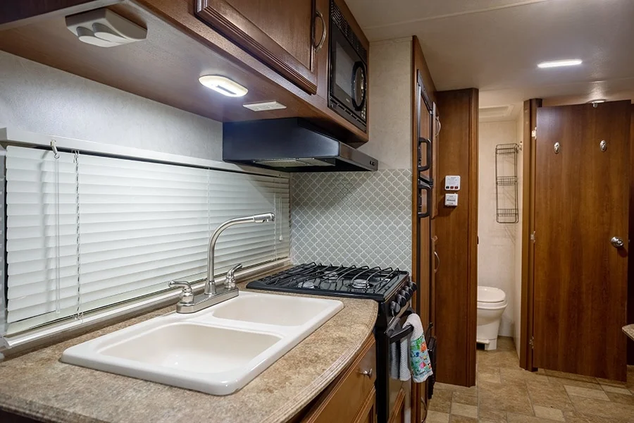 12-24V car interior dome light oval dual color bus interior light for Van Bus Caravan with Switch rv reading light