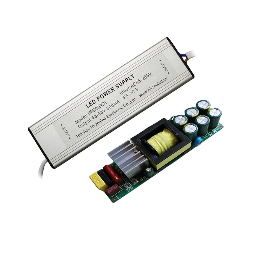 Производитель, водонепроницаемый электронный светодиодный драйвер, 12 Вт, 24 Вт, 30 Вт, 36 Вт, ТРИАК, Регулируемый источник питания, IP65, IP67, светодиодный драйвер с затемнением