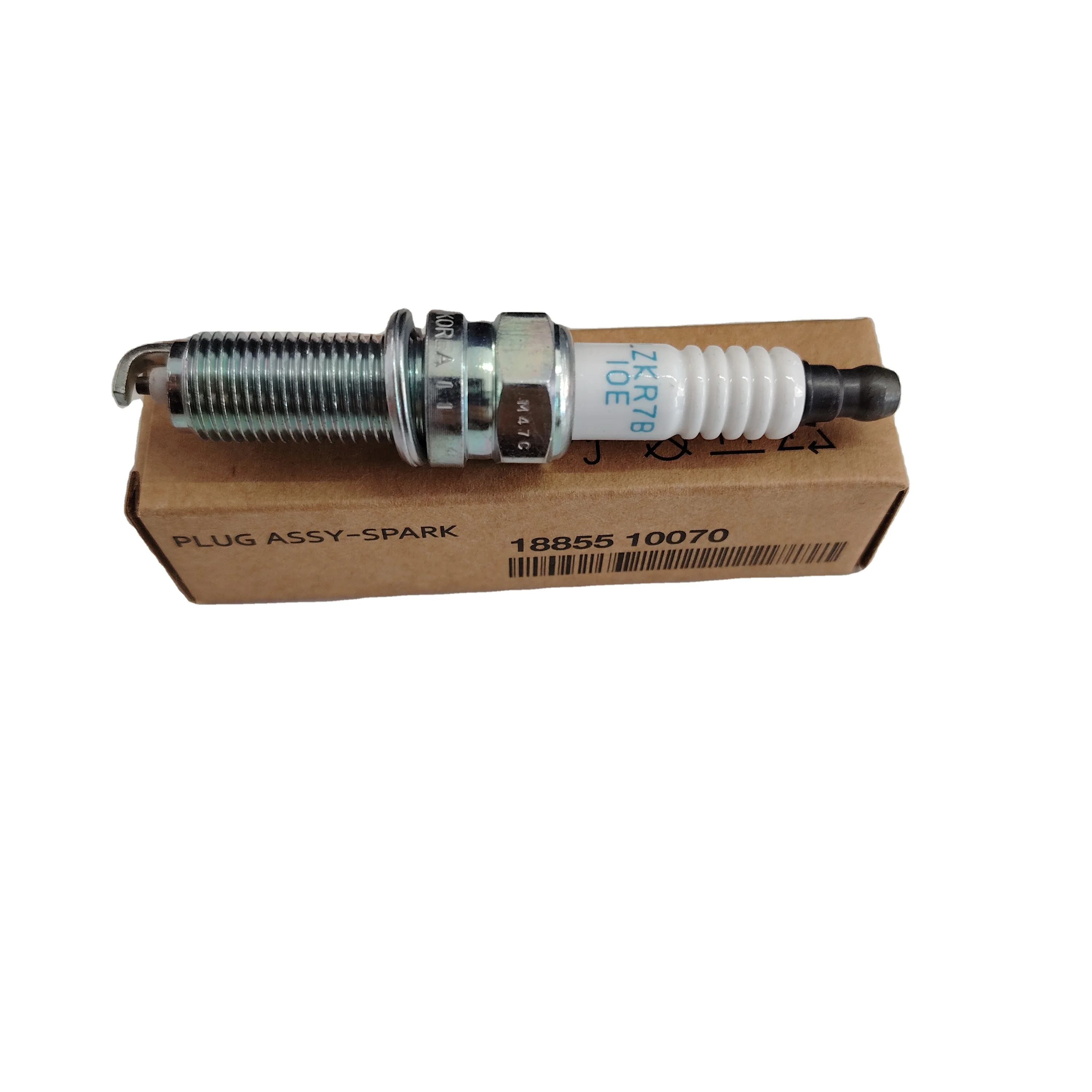 car spare parts Spark Plugs High Quality Hot Sale 18855-10070 LZKR7B-10E   iridium spark plug For KIA