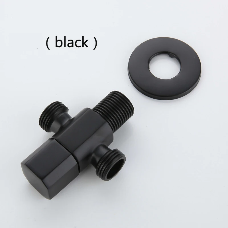 Rose Gold Angle Valve Bathroom Shut Off Water Stop Valve Brass