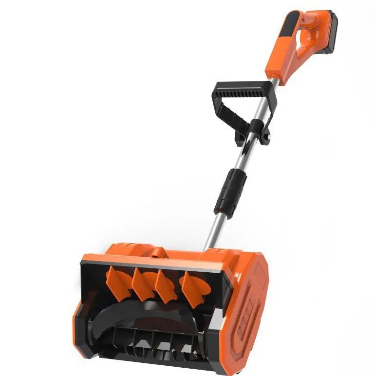 Rechargeable Cordless Electric Snow Remover Thrower Battery Power Portable Snowblower Household Snow Sweeper Hand Push Snowplow