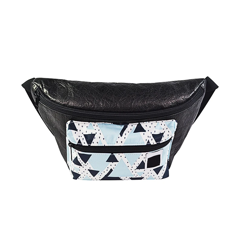 Customizable Logo Multifunctional Fanny Pack Waterproof Graffiti Outdoor Sports Running Cell Phone Emboss Custom Print waist bag