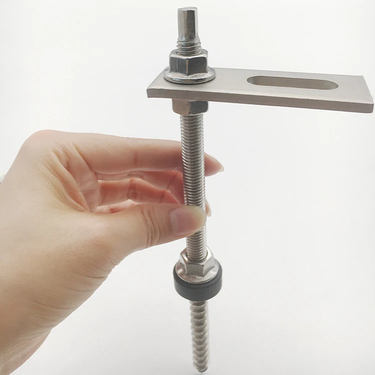 solar roof mount Solar Hanger Bolt with adapter PV Mounting Systems solar panel structure solar panel mount system
