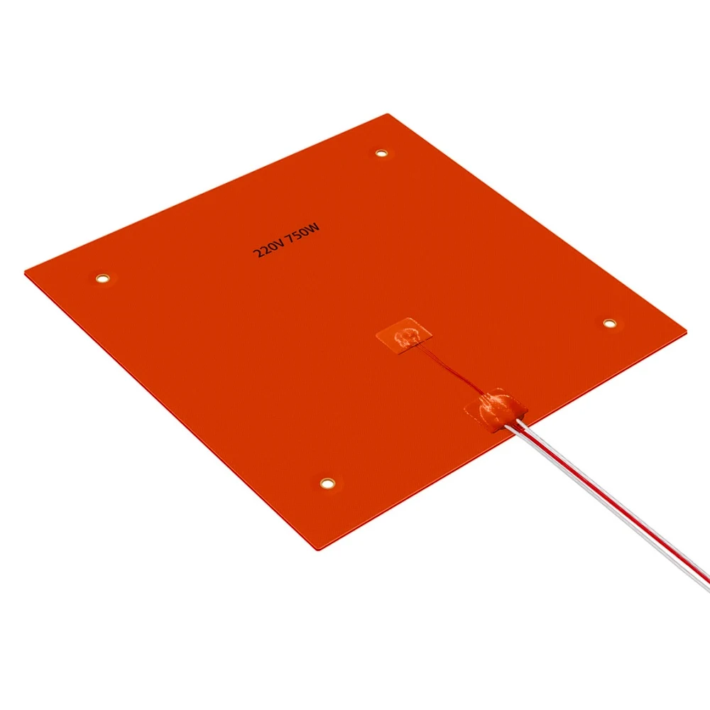 GIULY 3D Printer Silicone Heating Pad 310x310mm 220V 750W Hot Bed For Creality CR-10 10S Pro Heater Pad Plate Print Heater Parts