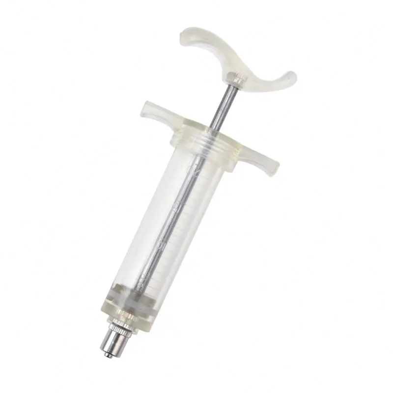 Plain 20ml TPX reusable veterinary syringe plastic veterinary syringe tpx