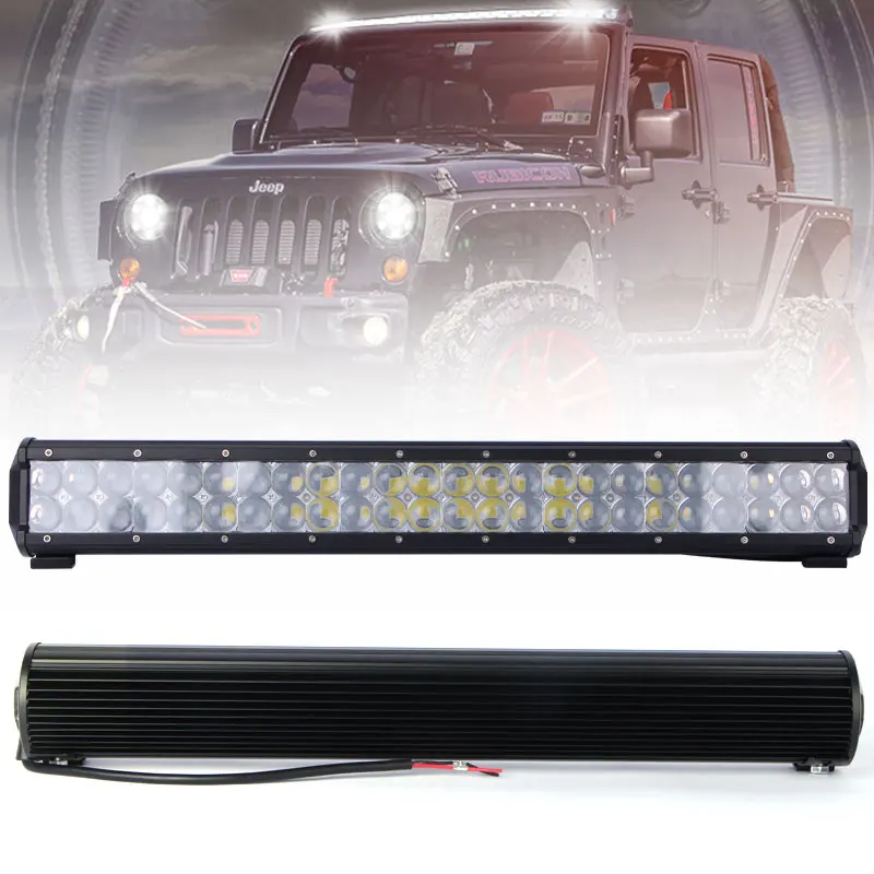Off Road Vehicle Parts Wholesale 144W 2 Row Light Bar For Truck SUV With LED Straight Light Bar