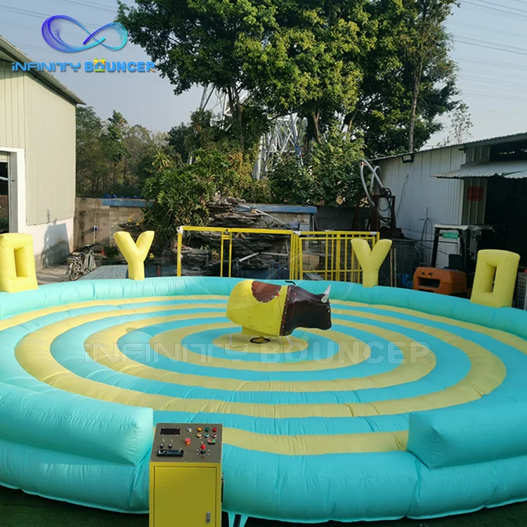 2024 Customized Commercial Inflatable Sport Game Mechanical Rodeo Bull Penis Inflatable Bull Ride Inflatable Bullfighting Game