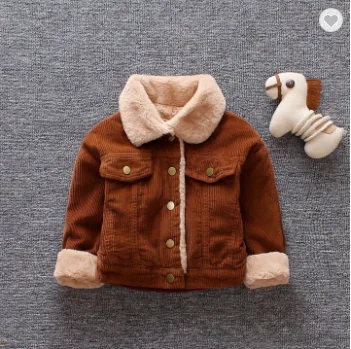 
Hot Sale bulk coats Autumn And Winter Boys Thick Velvet Coat hoodie winter 