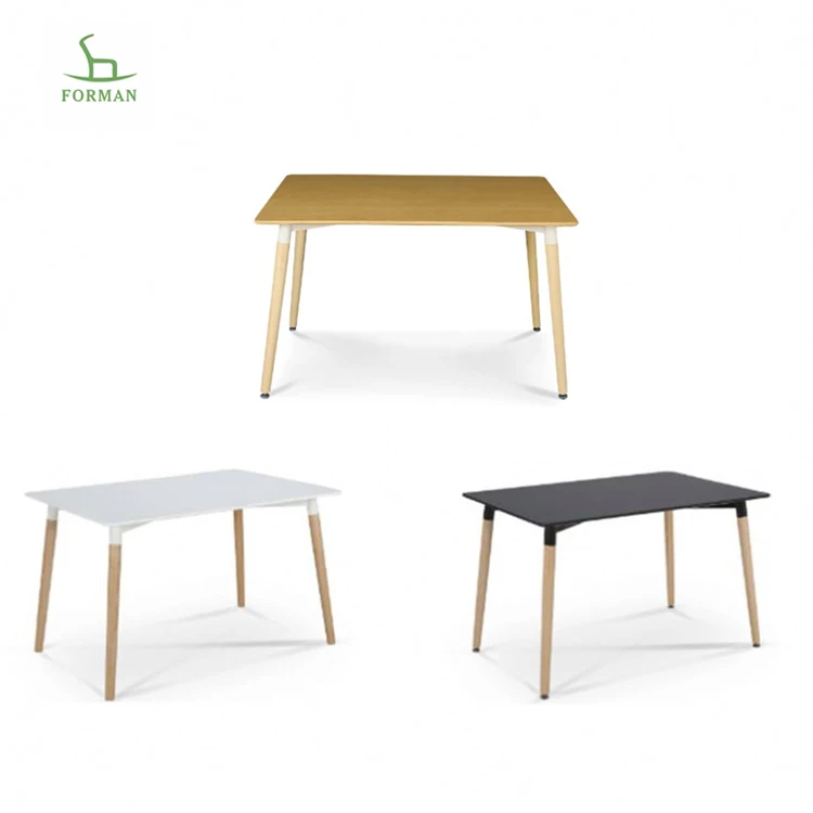 Лидер продаж, мебель простого современного дизайна, квадратные ножки из Букового дерева, обеденный стол для столовой