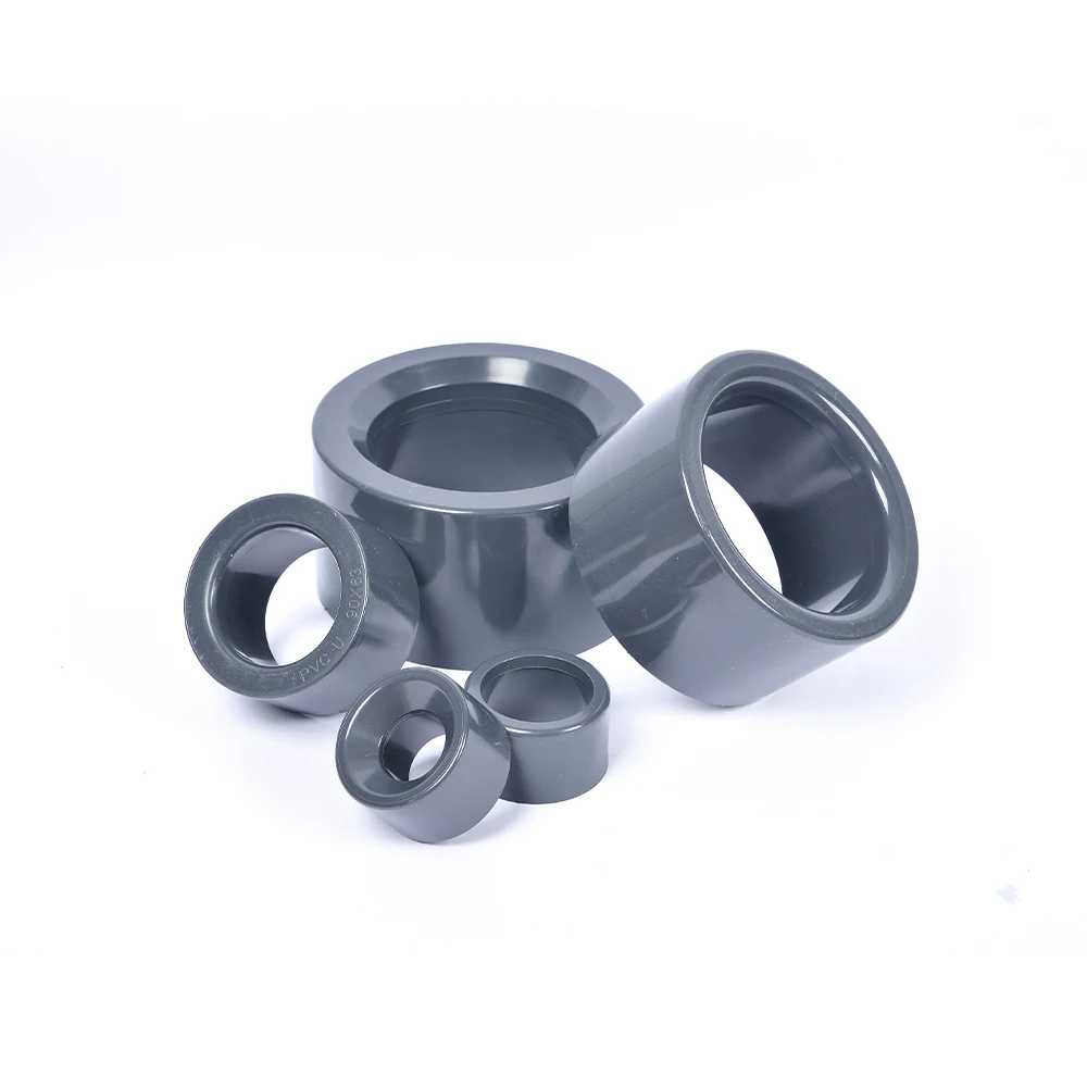 High Quality Plastic Pipe Fitting Insulator Plastic Bushing Straight chemical industry Bushing