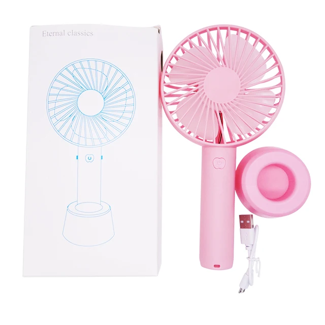 New Design Portable Handheld Air Cooler Fan Cooling Mist Fan Battery Operated Rechargeable Mini Fan