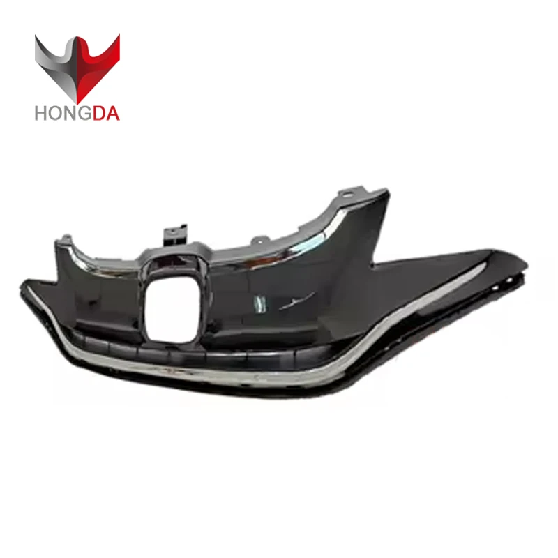 High Quality Car Front Grille for 2014 2015 2016 Honda Fit Jazz GK Front Bumper upper grille Chrome OEM 71120-T5R-A10