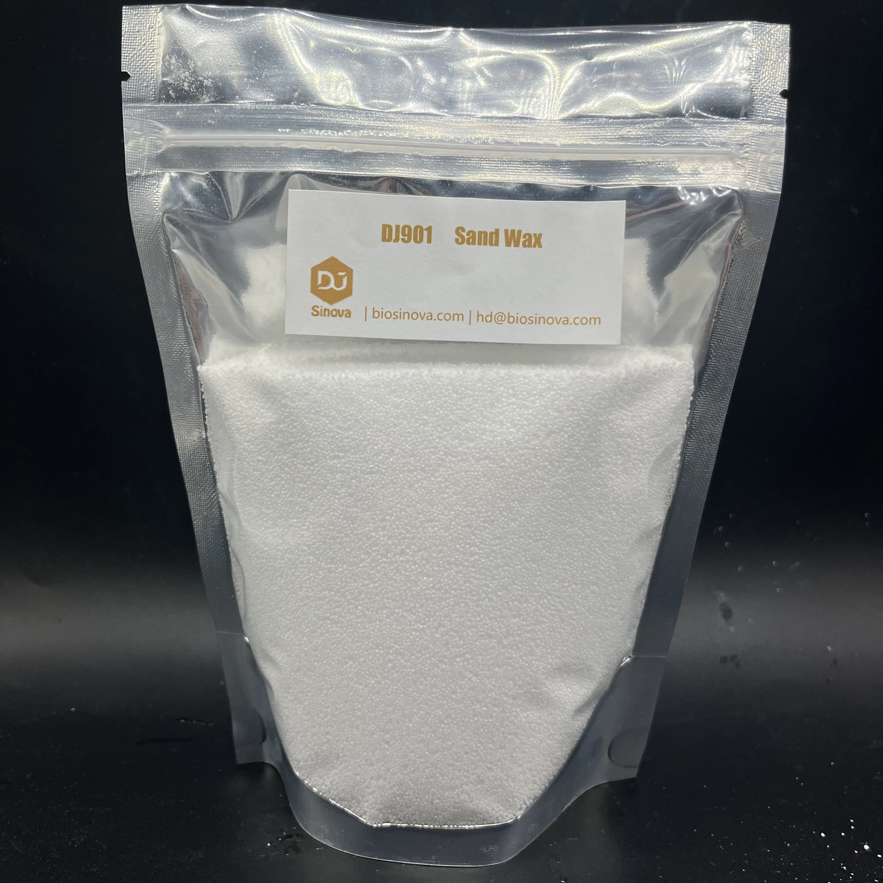 Plant based powder candle wax / New fashion sand wax in custom bag