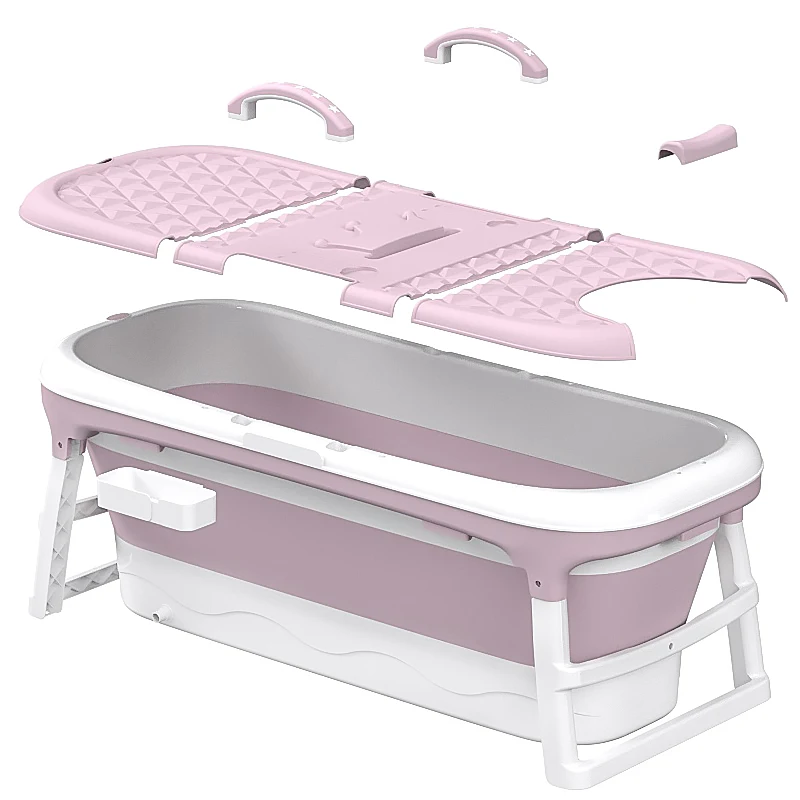  Wholesale USA Free Shipping Freestanding 115cm Large Size Adults Hot Tub Foldable Baby Bathtub
