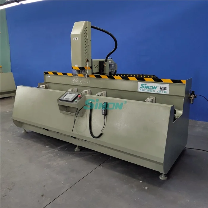 Automatic Milling Aluminium Profiles/CNC Aluminium Milling Machining/Aluminium Cut Profile Milling Machine for Windows and Doors