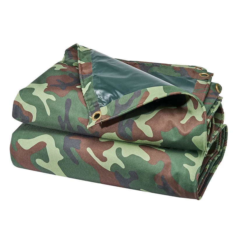 Linen Canvas Sky Curtain For Camping Camouflage Tarpaulin