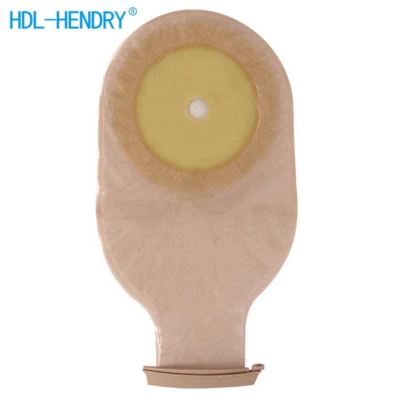 Free Sample Adult Drainable Disposable Clips Size 85 70 57 45mm Ostomy Bag Colostomy Bags Set