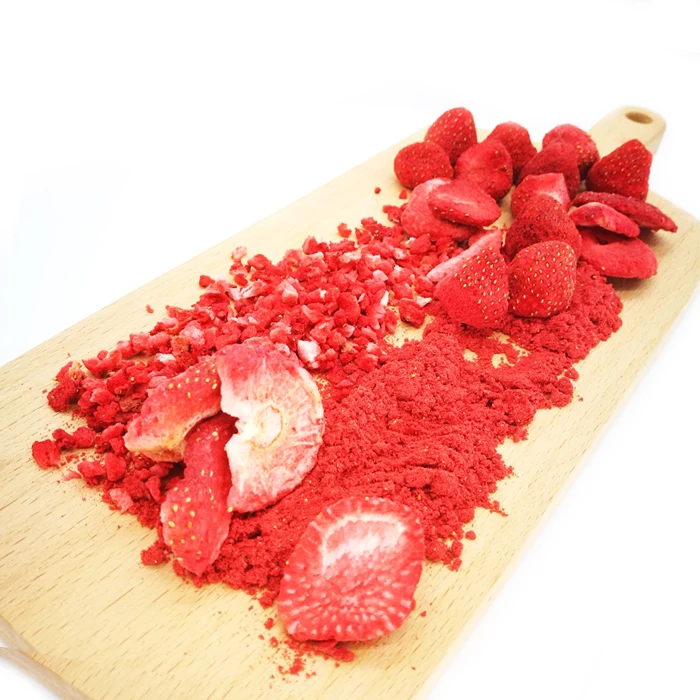 TTN wholesale Freeze Dried Strawberry With Snacks dried strawberries dice slice whole