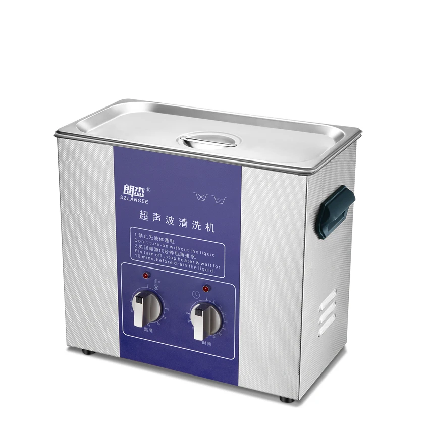 
4.5l 5l 6l 6.8l Stainless Steel Mechanical Ultra sonic Water Bath Desktop Stainless 5l Ultrasonic Cleaner 